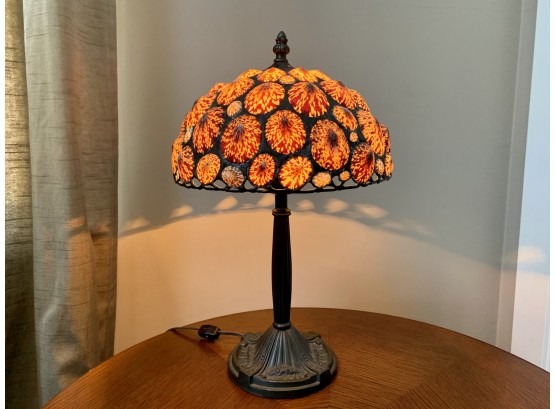 Stunning Table Lamp With Owl Shell Shade