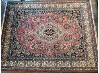 Beautiful Hand Knotted Wool Carpet, 6’5” X 8’4”