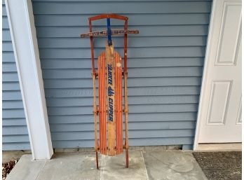 Vintage Yankee Clipper Wooden Sled