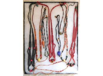 Tray Lot Of  TEN Necklaces