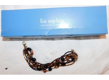 'Lia Sophia' BEADED BRACELET, Original Box & Tag