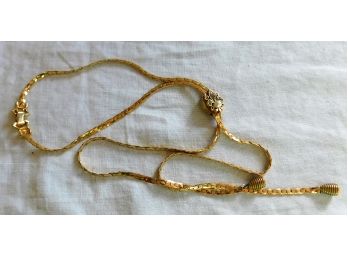 Vintage 'Goldette' Bolo Style Necklace