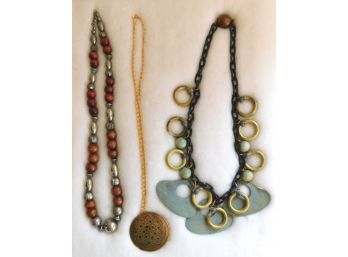 THREE UNIQUE Handmade Necklaces