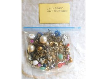 Bag 1- 50 Matched Pairs Of Earrings