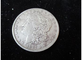 1887 P U.S. Morgan Silver Dollar