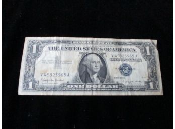 1957 B U.S. $1 Silver Certificate
