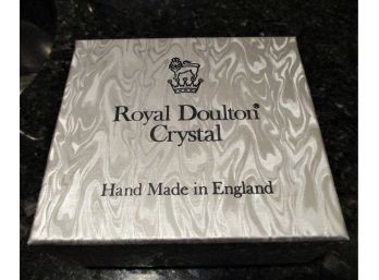 Royal Doulton Crystal Perfume Bottle