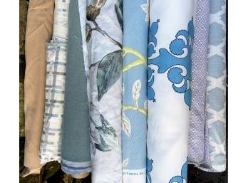 Amazing Large Lots Of High End Fabrics(10 Bolts)