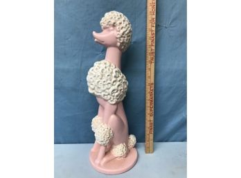 Royal Haeger Mid Century 1950s 18 1/2” Pottery Poodle