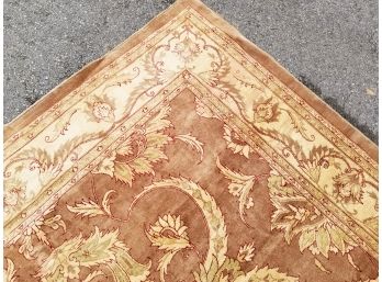 A Hand Knotted Wool Area Rug