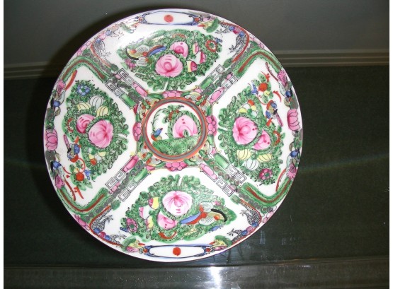 Hand Painted Famille Rose Plate