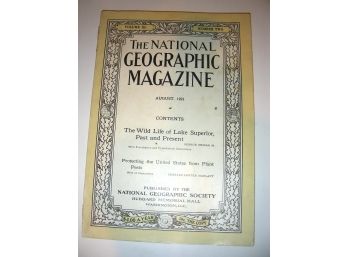 National Geographic Magazine, 1921