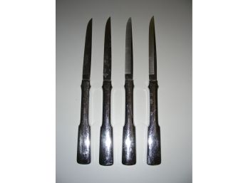 Set Of 4 Carvel Hill Stainless Steak Knives