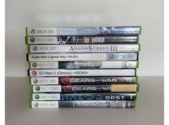Lot Of 10 Xbox 360 Games With Cases Lot #4