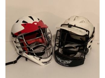 Lot Of Two Cascade Lacrosse Helmet