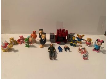 Mixed Mcdonald's Toy And  Other Figure Lot
