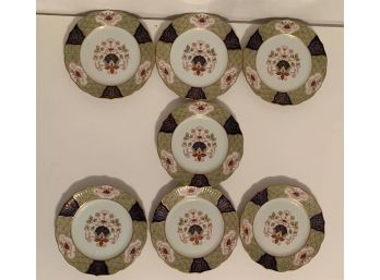 Hand Painted Oriental Garden RFB For Tastesetter Collection 6 12'' Plate Lot Of 7
