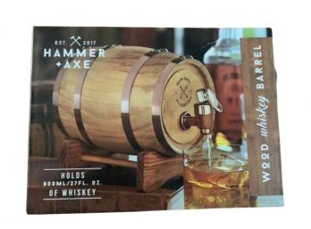 Wood Whiskey Barrel By Hammer And Axe