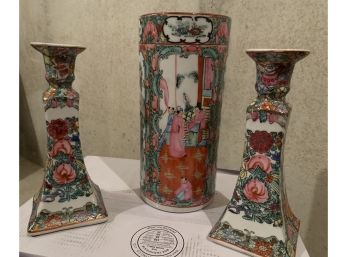 Japanese Porcelain Ware Decorated In Hong Kong