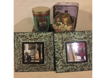 Vintage Tins And Mirrors
