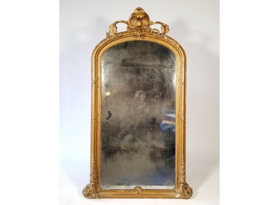 A Gorgeous Early 20th Century Gilt And Plaster Mirror