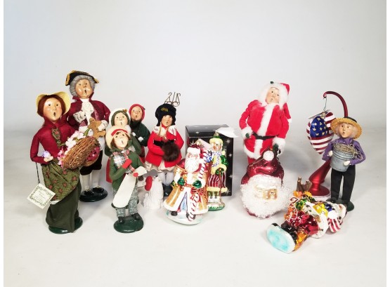 Christopher Radko Ornaments And Christmas Assortment