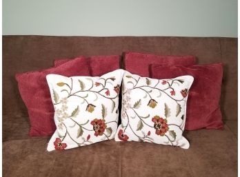 A Grouping Of Accent Pillows