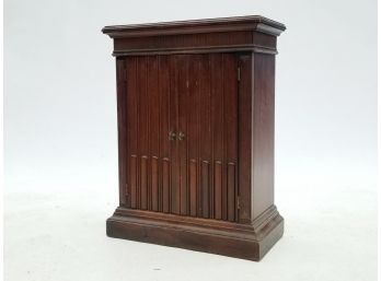 A Carved Mahogany Console Or Nightstand By Butler Furniture