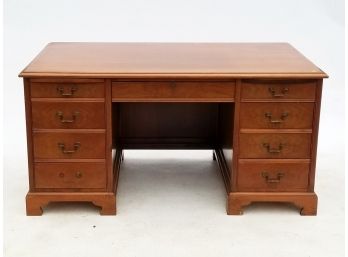 A Vintage Hardwood Desk By The Jasper Desk Company