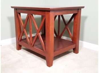 A Hardwood End Table