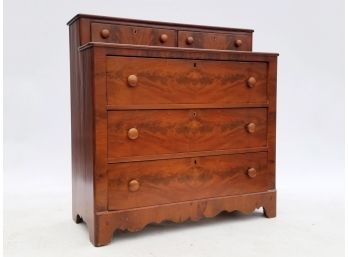 An Early 20th Century Burl Wood Veneered Dresser