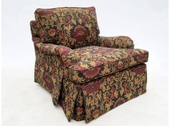 A Down Stuffed Upholstered Arm Chair By Century Furniture 1 Of 2
