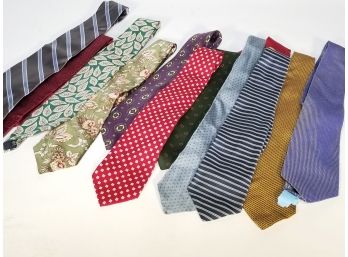 Men's Luxury Ties By Brooks Brothers, Christian Dior, Thomas Pink And More!