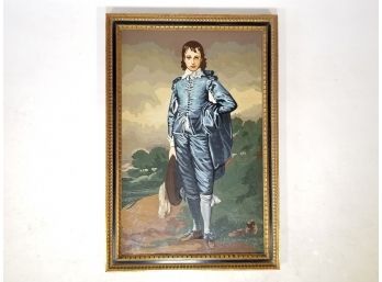A Vintage Oil On Board Painting In Gilt Wood Frame
