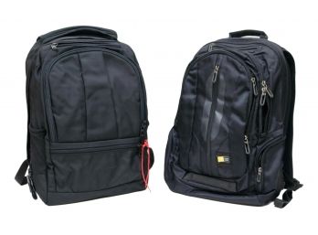 CASE LOGIC AND BRENTHAVEN Laptop Backpacks Set Of 2