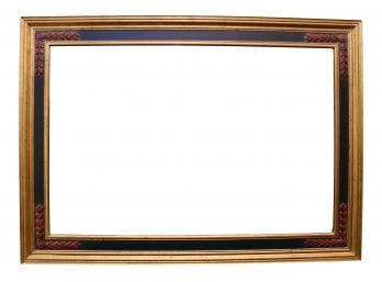 Beveled Glass Mirror With Gold Gild Frame