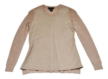 Authentic ETCETERRA Suede And Rayon Sweater