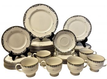 Partial Lenox Presidential Dinner Service, Liberty Pattern - 41 Pieces