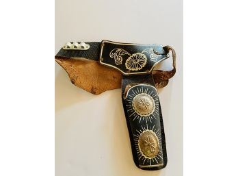 1960-70  Child's Leather Toy Cowboy Holster