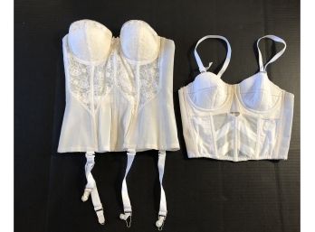 1950's  Lot Of 2 Corsets 1 - Lady Marlene Le Petite & Carnival Creations XS ( See Description)