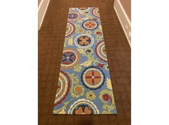 Color Spree By Company C  Blue Floral Runner 1of2