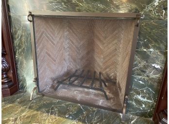 Fireplace Fine Mesh Screen With Nice Details 2of3