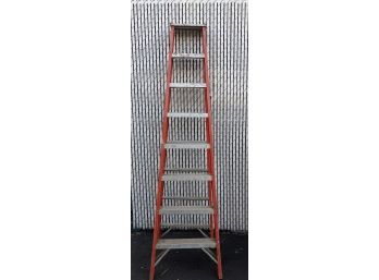 Flint 8 Ft Fiberglass Folding Ladder