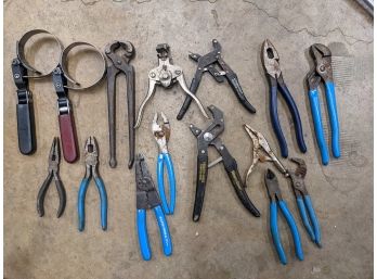 Misc Plier/wrench Lot