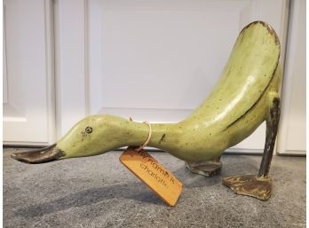 Life-size Hand Carved Wooden Duck Country Decor