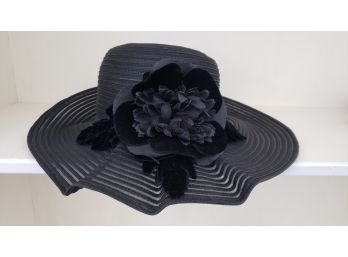 Eric Javits New York Black Womens High Fashion Hat