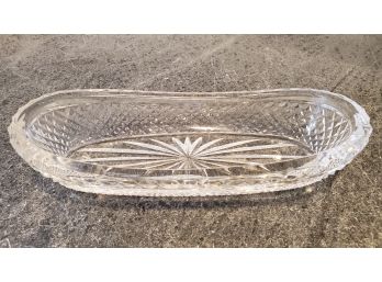 Oval Waterford Candy Or Celery Dish