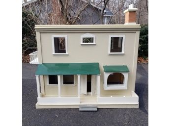 Large Open Front Turn Of The Century Homemade Dollhouse