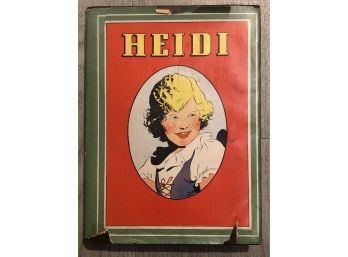 1940s Edition Of 'Heidi' By John Spyri Illustrated By Alice Carrey. Whitman Publishing Co