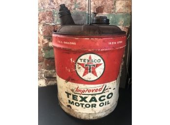 Texaco 5 Gallon Oil Can